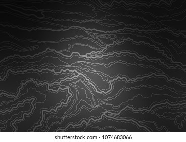 Dark Silver, Gray vector natural abstract pattern. Geometric doodle illustration in Origami style with gradient. The pattern can be used for wallpapers and coloring books.