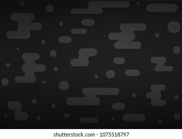 Dark Silver, Gray vector natural abstract texture. Decorative shining illustration with doodles on abstract template. The template can be used as a background for cell phones.