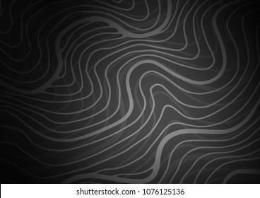 Dark Silver, Gray vector natural abstract template. Doodles on blurred abstract background with gradient. Hand painted design for web, wrapping, wallpaper.