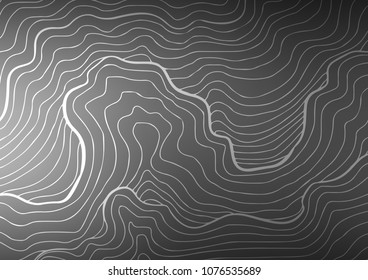 Dark Silver, Gray vector natural abstract pattern. Decorative shining illustration with doodles on abstract template. A completely new template for your business design.