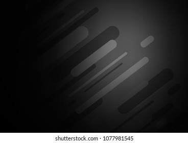 Dark Silver, Gray vector natural elegant background. Ethnic elegant natural pattern with gradient. The textured pattern can be used for website.