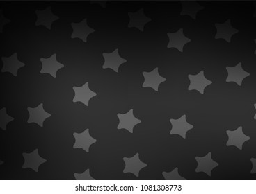 Dark Silver, Gray vector natural elegant background. Sketchy hand drawn doodles on blurred background. The elegant pattern can be used as a part of a brand book.