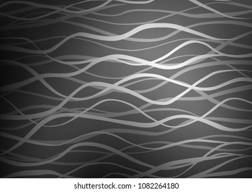 Dark Silver, Gray vector natural elegant background. Brand-new colored illustration in blurry style with doodles. The best blurred design for your business.