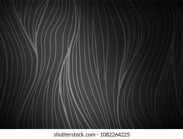 Dark Silver, Gray vector natural elegant template. Colorful abstract illustration with lines in Asian style. The textured pattern can be used for website.
