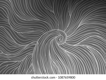 Dark Silver, Gray vector natural elegant texture. An elegant bright illustration with lines in Natural style. Brand-new design for your business.