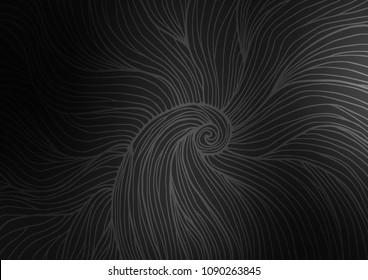 Dark Silver, Gray vector natural abstract pattern. Geometric doodle illustration in Origami style with gradient. The pattern can be used for coloring books and pages for kids.