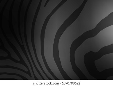 Dark Silver, Gray vector natural abstract pattern. Glitter abstract illustration with doodles and Zen tangles. The elegant pattern can be used as a part of a brand book.