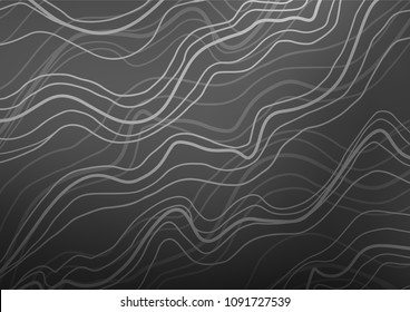Dark Silver, Gray vector natural abstract pattern. Ethnic elegant natural pattern with gradient. The textured pattern can be used for website.