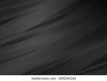 Dark Silver, Gray vector natural elegant texture. Modern geometrical abstract illustration with doodles. The completely new template can be used for your brand book.