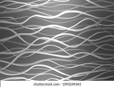 Dark Silver, Gray vector natural elegant texture. Modern geometrical abstract illustration with doodles. The pattern can be used for wallpapers and coloring books.