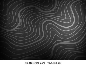 Dark Silver, Gray vector natural abstract texture. Sketchy hand drawn doodles on blurred background. Hand painted design for web, leaflet, textile.
