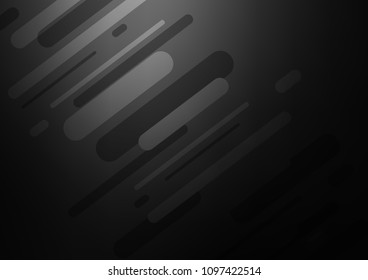 Dark Silver, Gray vector natural abstract texture. Sketchy hand drawn doodles on blurred background. A new texture for your design.