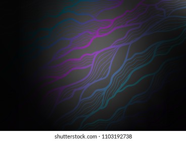 Dark Silver, Gray vector natural abstract pattern. Geometric doodle illustration in Origami style with gradient. The template can be used as a background for cell phones.