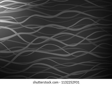 Dark Silver, Gray vector natural elegant texture. Geometric doodle illustration in Origami style with gradient. The completely new template can be used for your brand book.