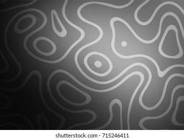 Dark Silver, Gray vector natural abstract background. An elegant bright illustration with lines in Natural style. Brand-new design for your business.