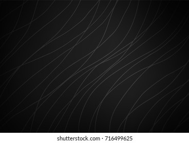 Dark Silver, Gray vector natural abstract pattern. Geometric doodle illustration in Origami style with gradient. The best blurred design for your business.