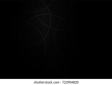 Dark Silver, Gray vector natural abstract texture. Colorful illustration in abstract style with doodles and Zen tangles. The pattern can be used for wallpapers and coloring books.