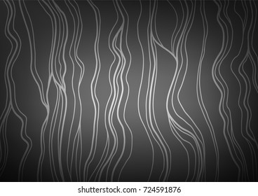 Dark Silver, Gray vector natural elegant pattern. Blurred decorative design in Indian style with Zen tangles. The textured pattern can be used for website.