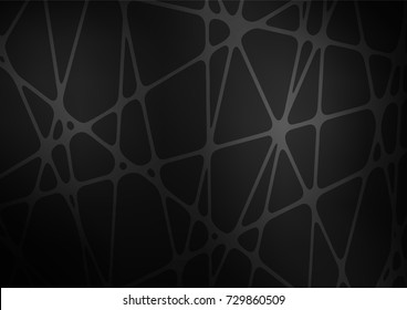 Dark Silver, Gray vector natural abstract texture. A vague abstract illustration with doodles in Indian style. The textured pattern can be used for website.