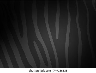 Dark Silver, Gray vector natural elegant background. Creative illustration in blurred style with doodles and Zen tangles. A completely new design for your business.