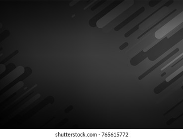 Dark Silver, Gray vector natural abstract texture. Ethnic elegant natural pattern with gradient. The pattern can be used for wallpapers and coloring books.