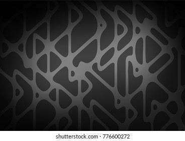 Dark Silver, Gray vector natural elegant template. Geometric doodle illustration in Origami style with gradient. A completely new template for your business design.