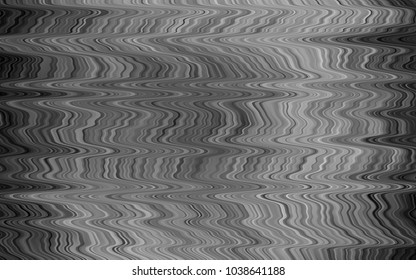 Dark Silver, Gray vector pattern with bent ribbons. Colorful illustration in abstract marble style with gradient. The elegant pattern for brand book.