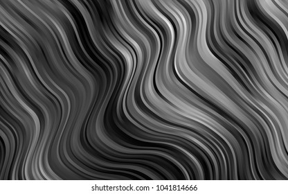 Dark Silver, Gray vector pattern with bubble shapes. Colorful abstract illustration with gradient lines. Marble style for your business design.