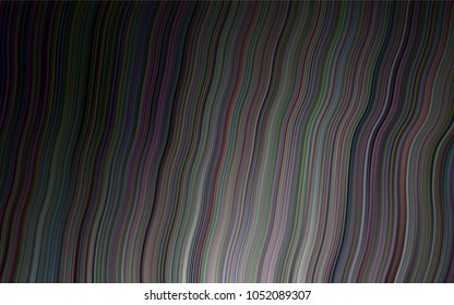 Dark Silver, Gray vector pattern with bent ribbons. Brand-new colored illustration in marble style with gradient. The template for cell phone backgrounds.