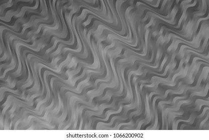 Dark Silver, Gray vector pattern with bent ribbons. Colorful illustration in abstract marble style with gradient. Pattern for your business design.
