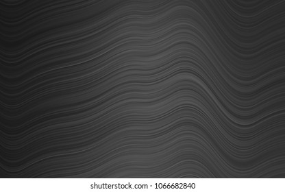 Dark Silver, Gray vector pattern with lamp shapes. Colorful illustration in abstract marble style with gradient. Textured wave pattern for backgrounds.