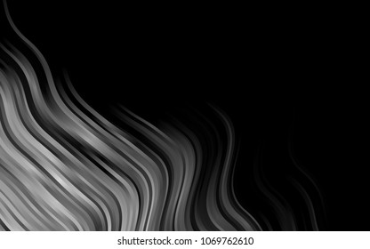 Dark Silver, Gray vector pattern with bubble shapes. Brand-new colored illustration in marble style with gradient. New composition for your brand book.