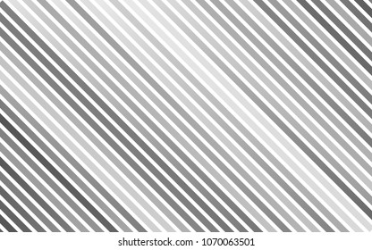 Dark Silver, Gray vector pattern with narrow lines. Decorative shining illustration with lines on abstract template. The pattern can be used for websites.