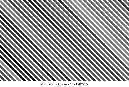Dark Silver, Gray vector pattern with narrow lines. Modern geometrical abstract illustration with staves. Smart design for your business advert.