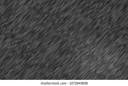 Dark Silver, Gray vector pattern with narrow lines. Lines on blurred abstract background with gradient. The template can be used as a background.