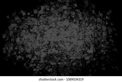 Dark Silver, Gray vector pattern with bubble shapes. Colorful illustration in abstract marble style with gradient. Marble style for your business design.