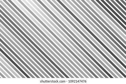 Dark Silver, Gray vector pattern with narrow lines. Decorative shining illustration with lines on abstract template. Smart design for your business advert.