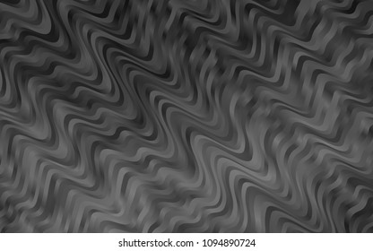 Dark Silver, Gray vector pattern with lamp shapes. Creative illustration in halftone marble style with gradient. A new texture for your  ad, booklets, leaflets.