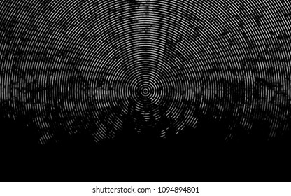 Dark Silver, Gray vector pattern with lines, ovals. Geometric illustration in marble style with gradient.  Marble style for your business design.
