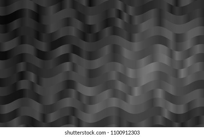 Dark Silver, Gray vector pattern with lava shapes. A sample with blurred bubble shapes. Pattern for your business design.