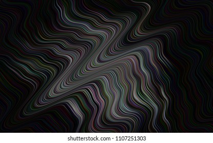 Dark Silver, Gray vector pattern with liquid shapes. Brand new colored illustration in marble style with gradient. Brand new design for your ads, poster, banner.