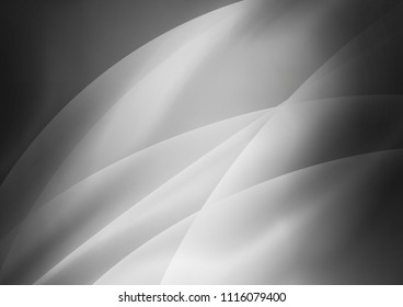 Dark Silver, Gray vector pattern with narrow lines. Lines on blurred abstract background with gradient. The pattern can be used for websites.