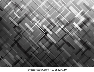 Dark Silver, Gray vector pattern with narrow lines. Decorative shining illustration with lines on abstract template. The pattern can be used for websites.
