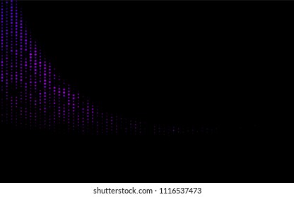 Dark Silver, Gray vector  pattern with spheres. Glitter abstract illustration with blurred drops of rain. The pattern can be used for ads, leaflets of liquid.