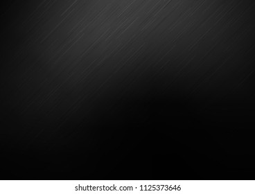 Dark Silver, Gray vector pattern with narrow lines. Blurred decorative design in simple style with lines. The template can be used as a background.