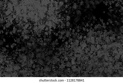 Dark Silver, Gray vector pattern with bubble shapes. Shining illustration, which consist of blurred lines, circles. The elegant pattern for brand book.