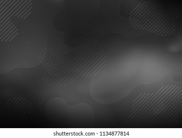 Dark Silver, Gray vector pattern with narrow lines. Blurred decorative design in simple style with lines. Smart design for your business advert.