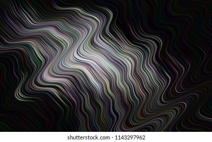 Dark Silver, Gray vector pattern with lamp shapes. A completely new color illustration in marble style. A completely new marble design for your business.