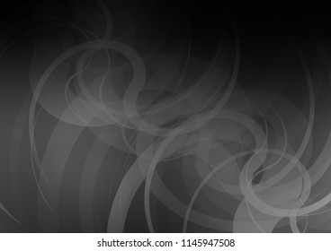Dark Silver, Gray vector pattern with liquid shapes. Geometric illustration in marble style with gradient.  Marble design for your web site.