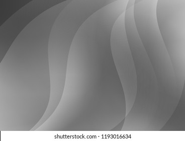 Dark Silver, Gray vector pattern with narrow lines. Glitter abstract illustration with colored sticks. Smart design for your business advert.